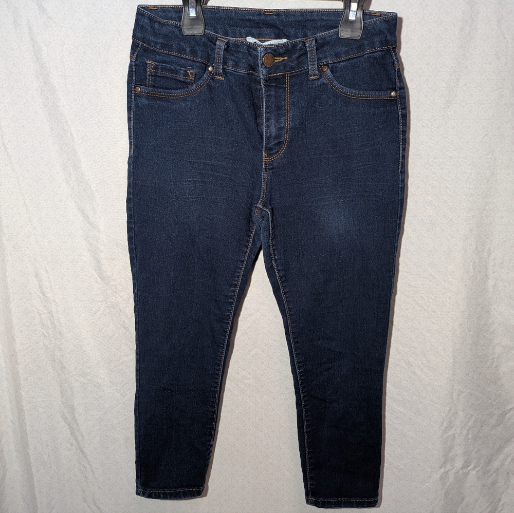 Workshop Republic Clothing Dark Blue Ankle Jeans